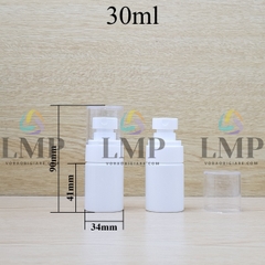 Chai PETG vai ngang đầu phun sương trơn
