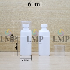 Chai PETG vai ngang đầu phun sương trơn