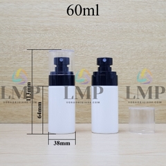 Chai PETG vai ngang đầu phun sương trơn