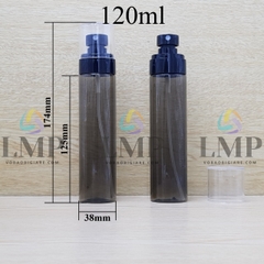 Chai PETG vai ngang đầu phun sương trơn