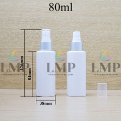 Chai PETG vai ngang đầu phun sương xi 1 viền