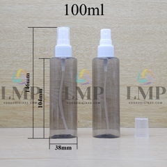 Chai PETG vai ngang đầu phun sương sọc