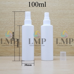 Chai PETG vai ngang đầu phun sương sọc