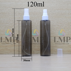 Chai PETG vai ngang đầu phun sương sọc
