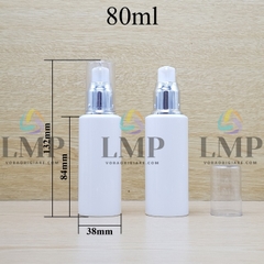 Chai PETG vai ngang đầu xịt giọt xi
