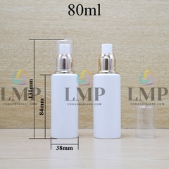 Chai PETG vai ngang đầu phun sương xi