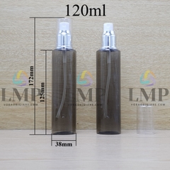 Chai PETG vai ngang đầu phun sương xi