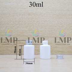 Chai PETG vai ngang nắp nhôm cuốn