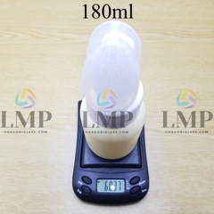 Chai HDPE tạo bọt đầu massage oval