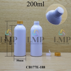 Chai 24g vai tròn nắp nhôm cuốn biên 200ml