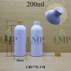 Chai 24g vai tròn nắp nhôm cuốn biên 200ml