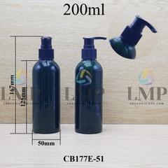 Chai 24g vai tròn vòi van sọc 200ml