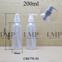 Chai 24g vai tròn vòi van sọc 200ml