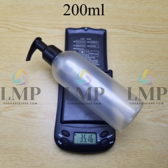 Chai 24g vai tròn vòi van trơn tự khóa 200ml
