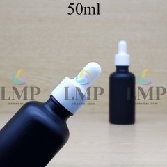 Chai tinh dầu phun mờ nắp bóp khoen nhựa trơn 50ml