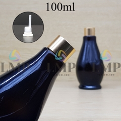 Chai đèn dầu nắp xi KO viền 100ml