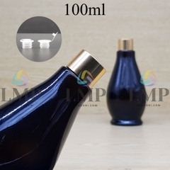 Chai đèn dầu nắp xi KO viền 100ml