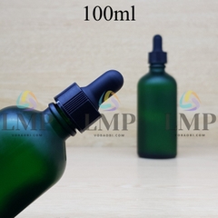 Chai tinh dầu phun mờ nắp bóp khoen nhựa sọc 100ml