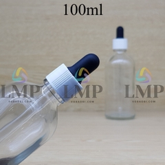 Chai tinh dầu nắp bóp khoen nhựa sọc 100ml