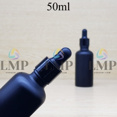 Chai tinh dầu phun mờ nắp bóp khoen nhựa trơn 50ml