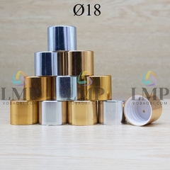 Nắp xi KO viền Ø18 ( ko kèm nút chặn )