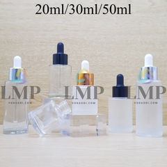 Chai thủy tinh nắp bóp khoen nhôm