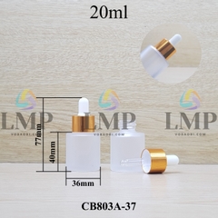 Chai thủy tinh nắp bóp khoen nhôm