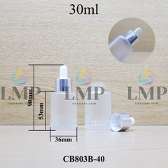 Chai thủy tinh nắp bóp khoen nhôm