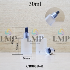 Chai thủy tinh nắp bóp khoen nhôm