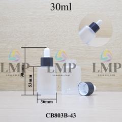 Chai thủy tinh nắp bóp khoen nhôm