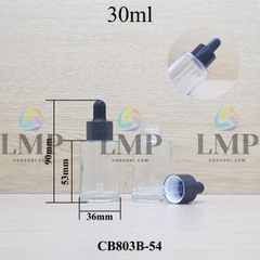 Chai thủy tinh nắp bóp khoen nhôm
