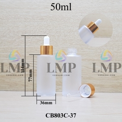 Chai thủy tinh nắp bóp khoen nhôm