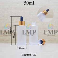 Chai thủy tinh nắp bóp khoen nhôm