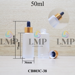 Chai thủy tinh nắp bóp khoen nhôm
