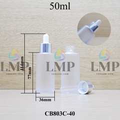 Chai thủy tinh nắp bóp khoen nhôm