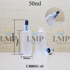 Chai thủy tinh nắp bóp khoen nhôm