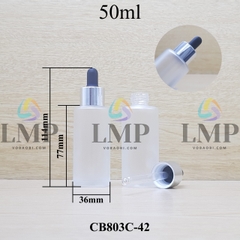 Chai thủy tinh nắp bóp khoen nhôm
