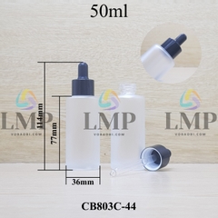 Chai thủy tinh nắp bóp khoen nhôm