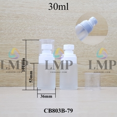 Chai thủy tinh đầu phun sương loại nhỏ