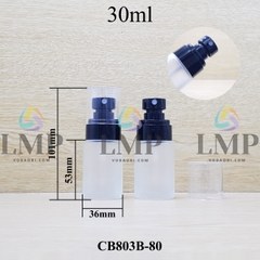 Chai thủy tinh đầu phun sương loại nhỏ