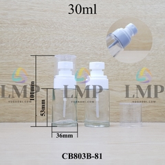 Chai thủy tinh đầu phun sương loại nhỏ