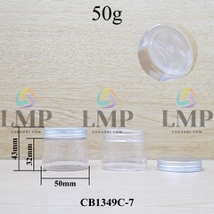 Hũ PET nắp nhôm 50g