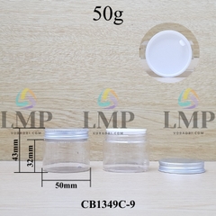 Hũ PET nắp nhôm 50g