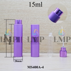 Chai nước hoa CK tròn 15ml