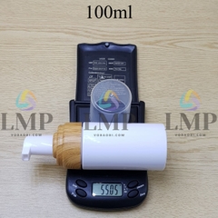 Chai tạo bọt nắp vân gỗ