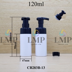 Chai tạo bọt nắp có khóa