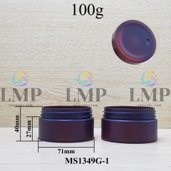 Thân hũ PET phun mờ 100g cổ Ø68