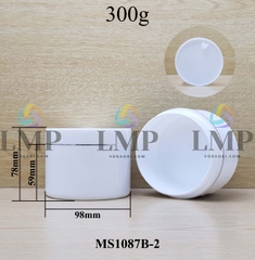 Hũ K300 viền vàng/bạc 300g