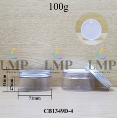 Hũ PET nắp nhôm 100g