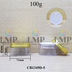 Hũ PET nắp nhôm 100g